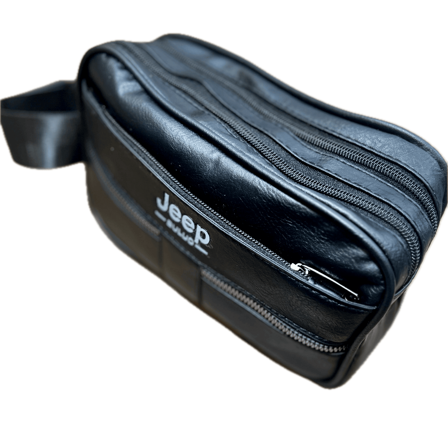 شنطة جلد بـ 3 سوستة - حقيبة تنظيم قطع الشطرنج