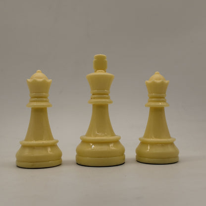 شطرنج الاتحاد الفاخر | وزيرين إضافيين + رقعة جلد + شنطة جلد