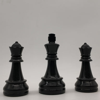 شطرنج الاتحاد الفاخر | وزيرين إضافيين + رقعة جلد + شنطة جلد