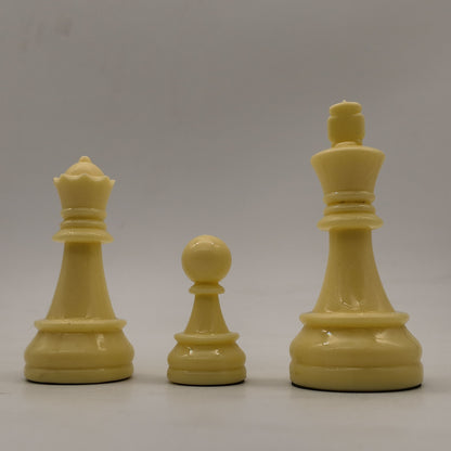 شطرنج الاتحاد الفاخر | وزيرين إضافيين + رقعة جلد + شنطة جلد