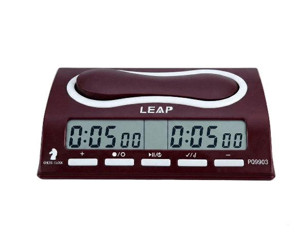 ساعة الشطرنج الاحترافية الرقمية - Professional Chess Timer - EGT Chess - BO-2135126