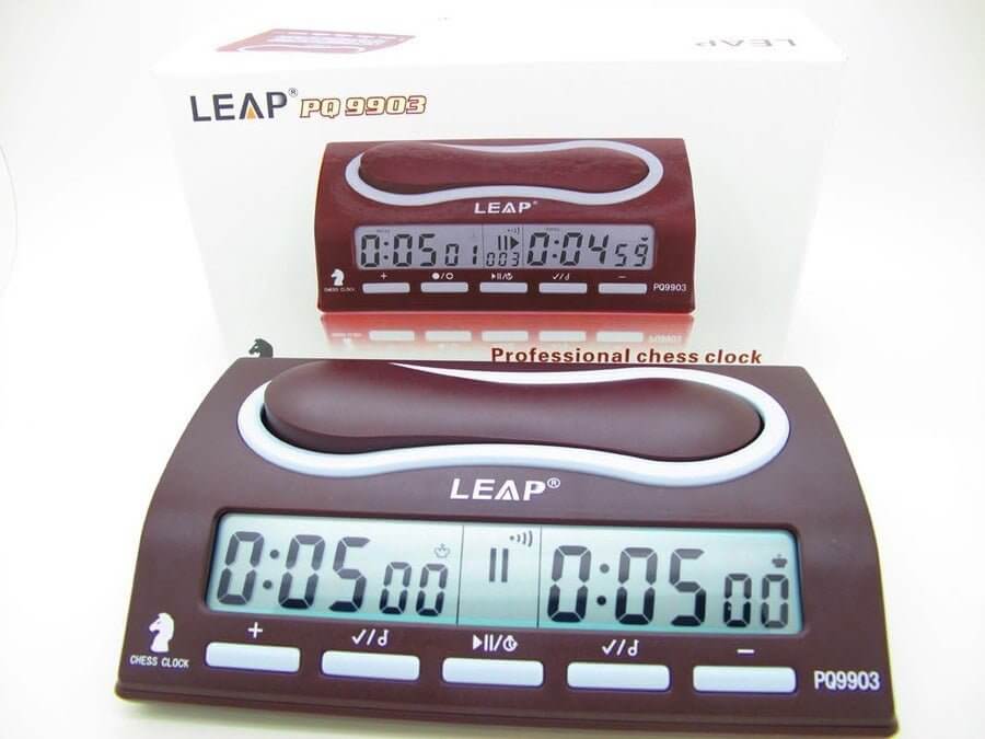 ساعة الشطرنج الاحترافية الرقمية - Professional Chess Timer - EGT Chess - BO-2135126