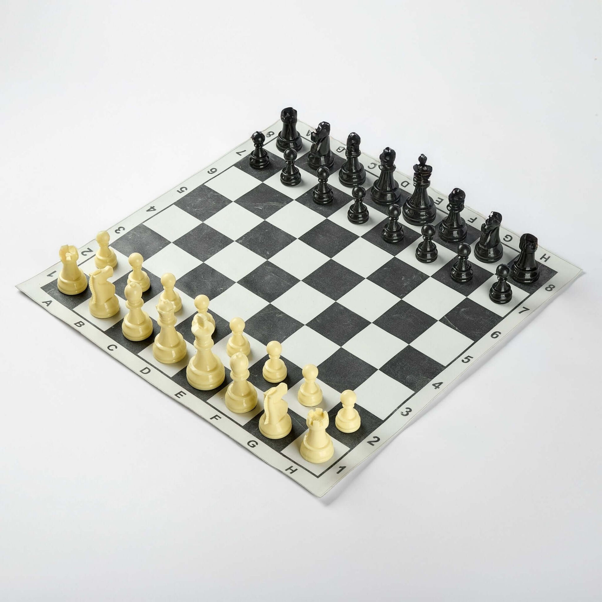 شطرنج الاتحاد الفاخر | وزيرين إضافيين + رقعة جلد + شنطة جلد - EGT Chess - 