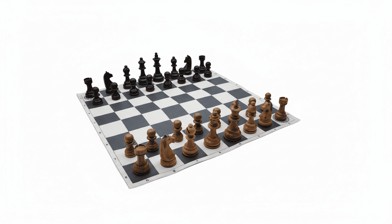 شطرنج الخشب الفاخر | وزيرين إضافيين + رقعة جلد + شنطة جلد - EGT Chess - 